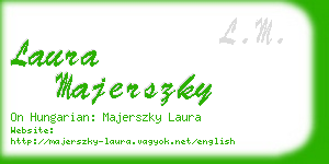 laura majerszky business card